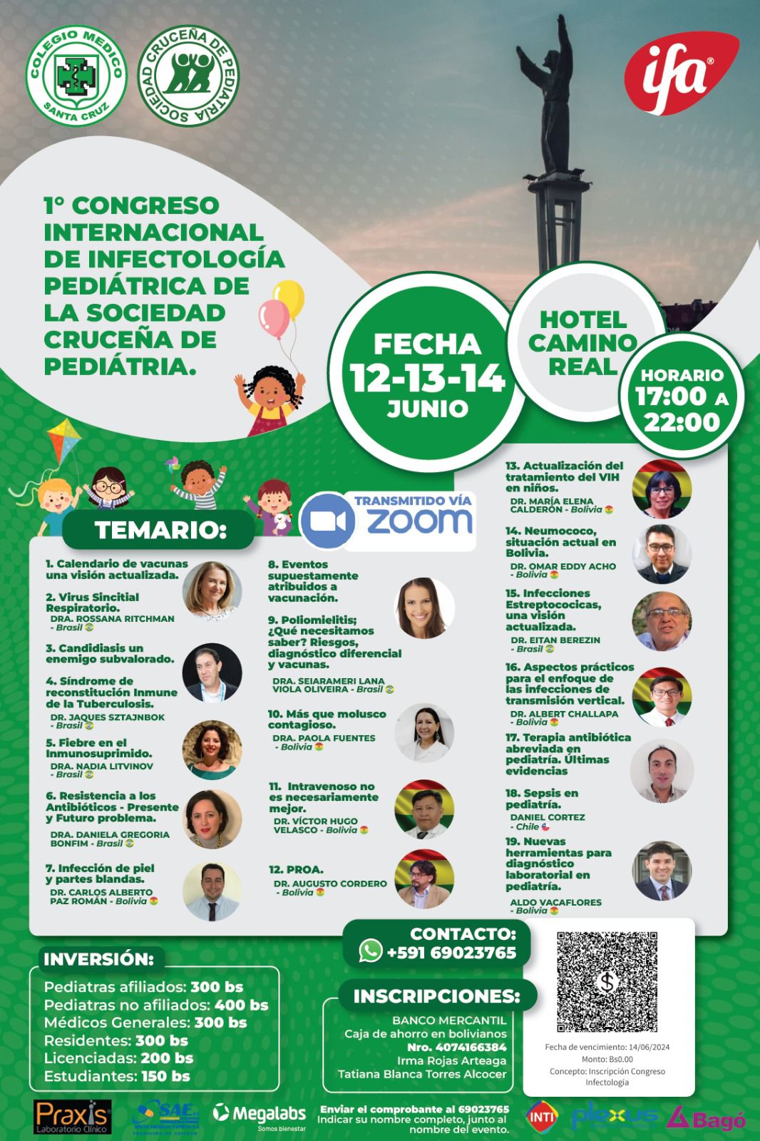1.º Congreso Internacional de Infectología Pediátrica